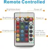 Lanterna de Mergulho Bateria LED Controle Remoto Luz Colorida para Aquário Luz Subaquática Luz para Aquário de Peixes Luz para Paisagem Atmosfera Luz para Piscina