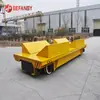 Carrito Móvil Recargable para Transporte en Taller sobre Rieles para Tubos de Acero y Barras de Aluminio, Carrito Plano con Marco en V y Rieles Desmontables