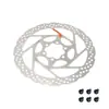 Accesorios para Sistema de Frenos de Patinete Eléctrico Disco de Freno de Disco de 6 Agujeros 140 mm 160 mm 180 mm Disco de Freno de Disco con Borde Ondulado