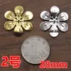 Hierro flor de cuatro pétalos flor de cinco pétalos flor de seis pétalos flor de diez pétalos flor de ciruelo redonda flor de cerezo copo de nieve de diamante pieza de flor diy