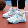 Zapatillas de Baloncesto para Niños 2026 Primavera/Otoño Nuevas Malla Transpirable Zapatos para Partido Real para Niños Medianos y Grandes Zapatos Deportivos Resistentes al Desgaste Venta al Por Mayor