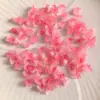Flor de sino flor de orquídea botão de flor pétalas de esmalte colorido pingente feito à mão diy material de borla acessórios de grampo de cabelo hanfu antigo