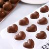 Amor Chocolate 15 Formas de Coração Consecutivas Formas de Cubo de Gelo em Formato de Coração Formas de Silicone para Bolo DIY Grau Alimentício Assar