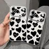 Aplicável à Capa de Celular Padrão Coração Estampa de Vaca para iPhone 17 Pro Max À Prova de Queda Pele de Cordeiro Nicho Unissex Dropshipping