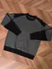 Suéter Patchwork con Bloques de Color Estilo Retro Americano Relajado y Perezoso para Hombre, Engrosado y Cálido para Otoño e Invierno, Tejido de Punto Pullover Cuello Redondo