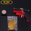 Comer pollo juguete Desert Eagle Oro banda de goma Pistola de juguete aleación arena Pistola Eagle puede disparar Modelo 10cm