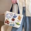 Bolso de Lona de Moda para Mujer 2026 Nuevo Modelo Bolso Tote Bolsa para Lonchera Minibolsa de Mano Bolsa para Almuerzo de Estudiante y Viajero al por Mayor
