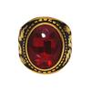 Anillo retro chapado en oro con diseño de dragón ovalado para hombre, con explosión de Amazon y fuente transfronteriza de Zhenrong.