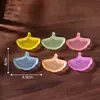 Micro-Paisagem Folha de Bordo Translúcida Luminosa Prato de Lótus Brinquedo Alimentício Casa de Bonecas Acessórios de Decoração DIY Mini Enfeites de Mesa