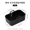 Tapete Retangular de Silicone para Assar, Vendido em Massa Transfronteiriço, Tigela de Silicone Dobrável Resistente a Altas Temperaturas, Bandeja de Assar para Air Fryer
