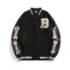Primavera e Outono Nova Chegada Harajuku Estilo Loose Baseball Suit Mulheres Cool American Retro Preto Casal Jaqueta Casaco ins Na Moda