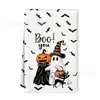 Paño de cocina bestseller transfronterizo para Halloween con estampado de calabaza y fantasma, paño de cocina con ambiente festivo de Halloween, toalla de mano