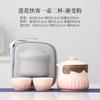 Lotus Uma Panela Duas Xícaras Copo Expresso Bolsa Portátil para Acampamento ao Ar Livre Conjunto de Chá de Viagem Traje de Chá Simples para Casa