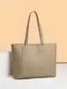 Exportação Transfronteiriça para Europa e América Nova Grande Moda Couro Macio Bolsa de Ombro Feminina Versátil para Meia-Idade Bolsa Tote