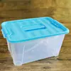 Pequeño Mediano Grande Plástico Transparente Portátil Almacenamiento Almacenamiento Reutilizable Juguetes Piezas Ropa Interior Toallas Organizar Cajas Vacías
