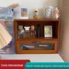 Caixa de Armazenamento de Mesa de Madeira Maciça Zakka Tipo Gaveta Caixa de Armazenamento para Mesa de Escritório Armazenamento de Maquiagem para Penteadeira