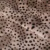 800g terciopelo de visón estampado punto de ciervo tela de piel sintética de visón guantes ropa de muñeca de juguete tela de terciopelo de visón