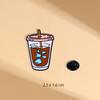 Insignia de la serie Coffee, accesorios, broche con forma de taza, insignia creativa de dibujos animados, ropa personalizada, mochilas, decoraciones de moda