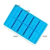 Molde de Silicona para Decoración de Pasteles de Bloques de Construcción de 10 Piezas Molde de Chocolate Venta Directa de Fábrica Molde para Cubitos de Hielo Caramelo Niños DIY