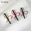 Pinza para el cabello Wjia Estilo Minimalista Francés Lazo Cruzado, Pinza para Flequillo de Material Acetato, Pasador de Lado de Gama Alta