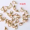 10/12/14mm Liga Metálica Fecho Lagosta Acessórios DIY Conector para Colar Pulseira Cabeça de Fecho Conector de Joia Fivela