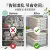 Caja Especializada para Guardar Empanadas en el Congelador, Caja de Conservación de Empanadas para Congelación Rápida para Uso Doméstico, Gran Capacidad, Multicapa