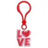 Dia dos Namorados em PVC Coração Amor Fecho Lagosta Fivela Plástica Decoração Troféu Fivela Plástica Aliexpress Xiyin Chaveiro