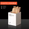Conjunto de cinco peças de caixa de armazenamento de aço inoxidável para chá Xi, caixa de talheres, caixa de canudos, caixa de colheres para sorvete de loja de milk tea, caixa de lenços, caixa de tampa de copo