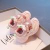 Zapatillas Deportivas Casuales para Niñas con Diseño de Malla Transpirable, Cierre de Velcro, Suela Gruesa, Ligeras Tipo "Dad Shoes", Nuevo Modelo Primavera y Otoño 2025