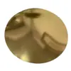 Cojín para Plato de Cena Popular Transfronterizo Brillo Dorado y Plateado Tarjeta Impresa Disco de Color Cojín para Plato de Cena Tarjeta Redonda Impermeable y Resistente al Aceite