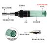 Soldador de Gas Inflable Set de Soldador Inalámbrico para Uso Doméstico Portátil Gas Eléctrico Cromo Hierro Soldadura Reparación Especial