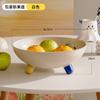 Bandeja de Frutas Yuanqi Li para Uso Doméstico, Bandeja de Lavagem e Armazenamento de Frutas e Vegetais de Camada Dupla de Alto Valor para Exibição na Mesa de Centro da Cozinha e da Sala de Estar