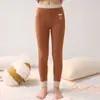 Pantalones térmicos para niños, pantalones de pijama para niños, leggings para niños mayores y estudiantes, pantalones de otoño para niñas, pantalones térmicos de algodón para bebés, pantalones sencillos para niños pequeños