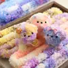 20 mm gradiente terciopelo coral palo retorcido teñido por segmentos terciopelo denso encriptado hecho a mano paquete de materiales DIY material de cachorro de peluche