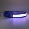 Collar de camuflaje luminoso LED para comercio electrónico transfronterizo, luz de advertencia para paseo nocturno de perros, recargable por USB, impermeable, collar para perro