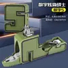 Juguete de Deformación Digital para Niños Robot Combinado Mecha King Kong Set de Coches Regalo Educativo de Cumpleaños para Niños y Niñas