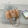 Bufanda de Felpa a Cuadros Estilo Coreano Dibujos Animados Colgante de Osito Oso Sucio Lindo Versátil para Chicas Colgante para Llavero