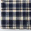 Tela de cuadros cepillada marrón teñida en hilo de otoño e invierno en stock para ropa de hombre y mujer, tela para camisas, material a cuadros