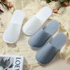 Zapatillas Desechables para Hotel y Casa de Huéspedes Moldeado Automático de Una Sola Vez Ecológicas Degradables Zapatillas de Algodón con Aguja Sin Olor
