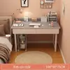 Escritorio de computadora, escritorio, escritorio para el hogar, escritorio de oficina simple, tocador de dormitorio para niñas, escritorio de estudio para estudiantes fácil de armar