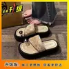 Sandalias de Dedo Cómodas con Plataforma para Mujer Verano 2025 Nuevas Sandalias de Dedo con Suela Gruesa para Exteriores Moda Casual Tendencia para Mujer