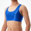 Coletes transparentes sexy com brilho de óleo, sedosos, de alta elasticidade, tamanho grande, respiráveis, para fisiculturismo, transfronteiriços, Amazon, AliExpress