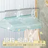 Percha de Hada de Acrílico para Ropa de Mujer Sin Marca para Uso Doméstico Plástico Transparente Tienda de Ropa Linda Cristal Polvo Dorado Percha de Ropa