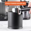 Cubo de posos de café cubo de escoria cubo de escoria caja de escoria caja de almacenamiento de limpieza de barras cubo de escoria mini cubo de escoria doméstico cubo de escoria negro