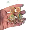 Conjunto de Collar y Pendientes de Perlas Multicapa Estilo Palacio Retro, Joyería Versátil Inspirada en el Diseño de Lujo Ligero, Accesorios Exquisitos de Nicho