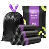 Bolsas de Basura con Cordón Libres de Desgarros para Uso Doméstico, Engrosadas, Manos Limpias, Cocina Comercial, Portátiles, Bolsas de Plástico con Cierre Automático de Cordón