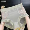 Ropa interior sexy sin costuras para mujer de alta calidad tipo gasa que no pica entrepierna antibacteriana alta elasticidad talla grande floral ropa interior de verano para mujer