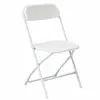 Silla plegable con respaldo de venta caliente transfronteriza de fábrica, adecuada para comedor en casa, eventos al aire libre, conciertos, ferias comerciales y uso simple de oficina o reuniones.