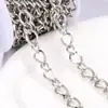 Línea Cuadrada Lado 1:1 Cadena Cadena de Acero Inoxidable Cadena DIY Material para Hacer Collares y Pulseras para Hombres y Mujeres Cadena de Moda Popular