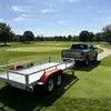 Ventas Directas de Fábrica de Remolques de Golf, Vehículos de Transporte de Plataforma Plana, Remolques de Herramientas para Excavadoras Galvanizados en Caliente, y Remolques de Arrastre de Venta Caliente para Exportación